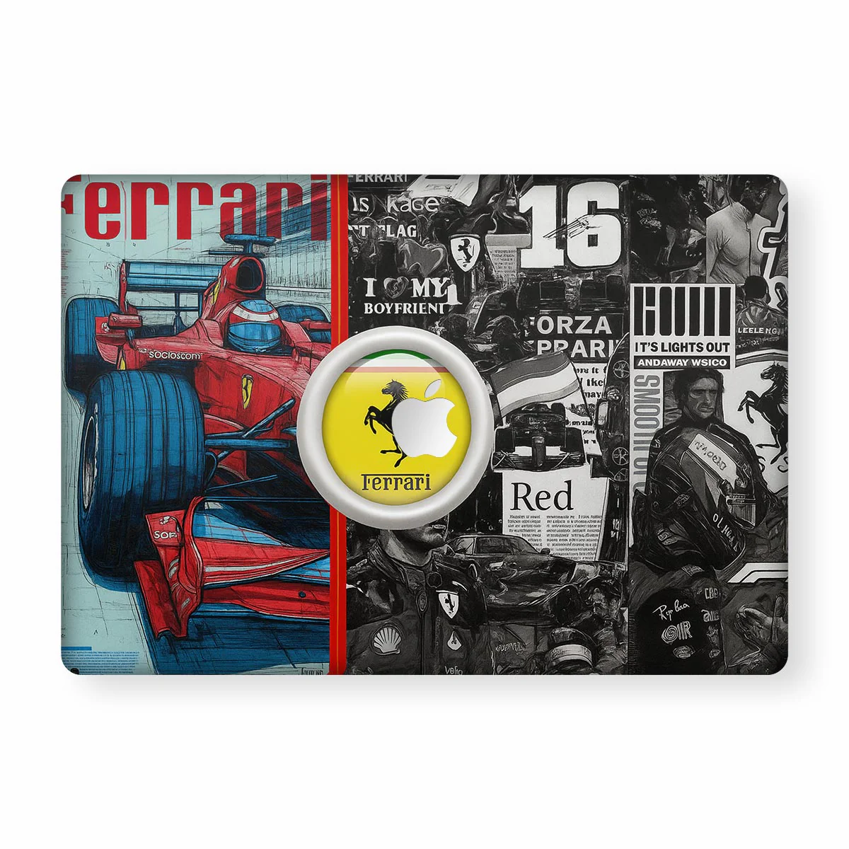 Ferrari Duo Macbook Skin