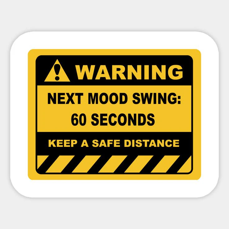 Mood Swing Laptop Sticker