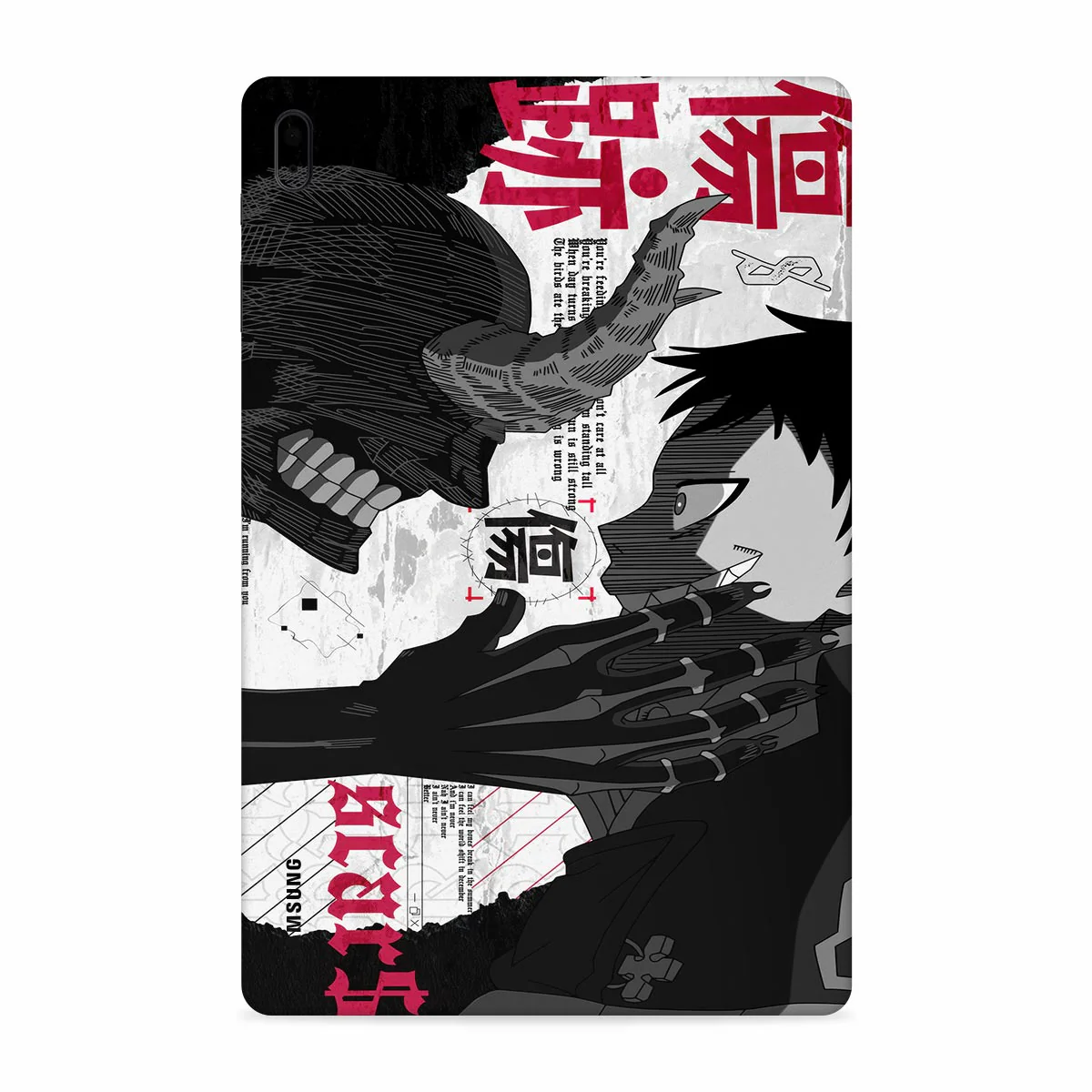 Fire Force Shinra Tab Skin