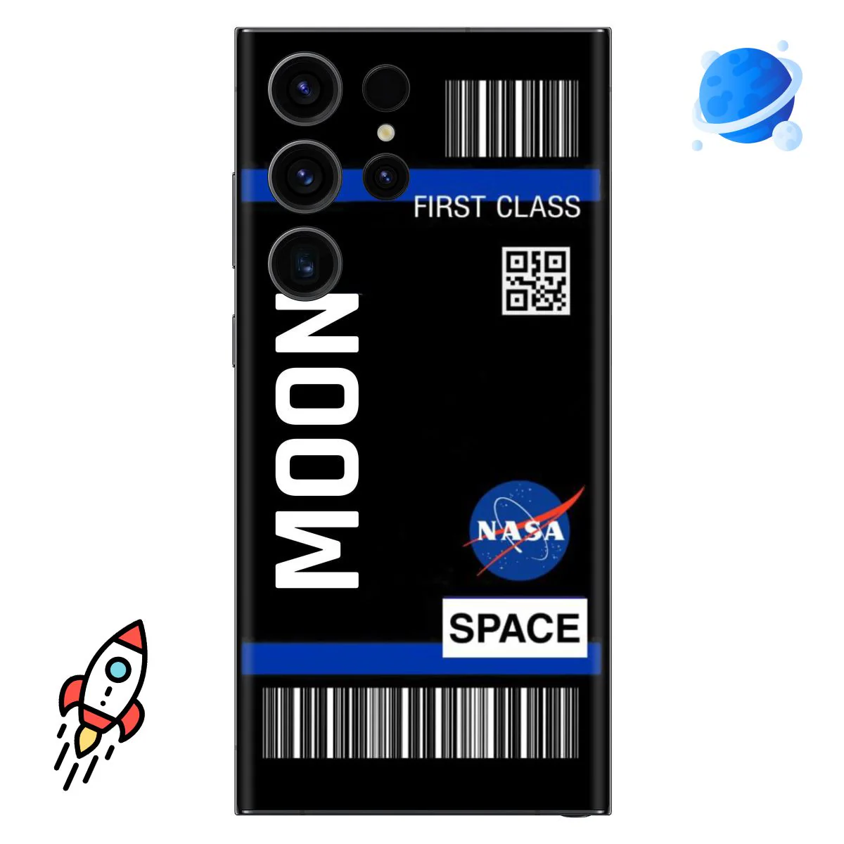 First Class At Moon Mobile Skin