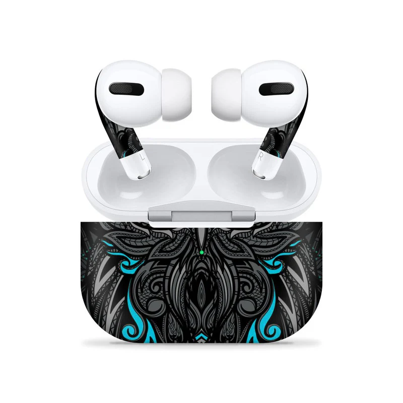 Classic Owl Blue Airpods Pro Skin
