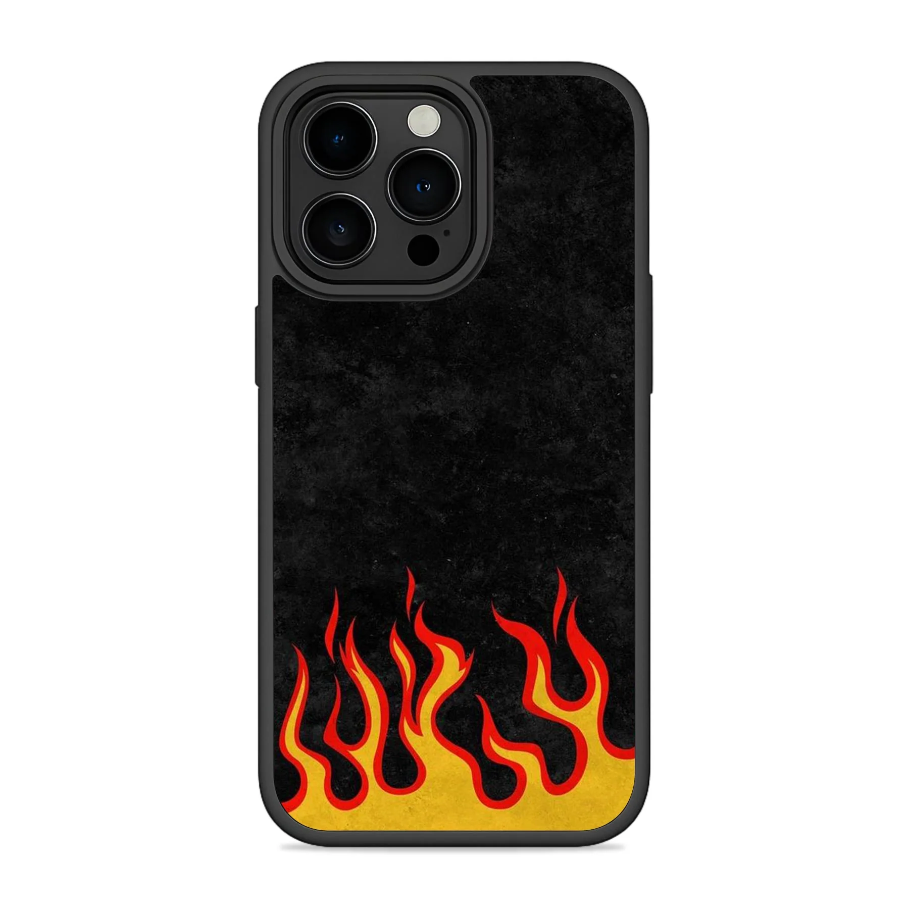 Flamy Fire Mobile Bumper Cover
