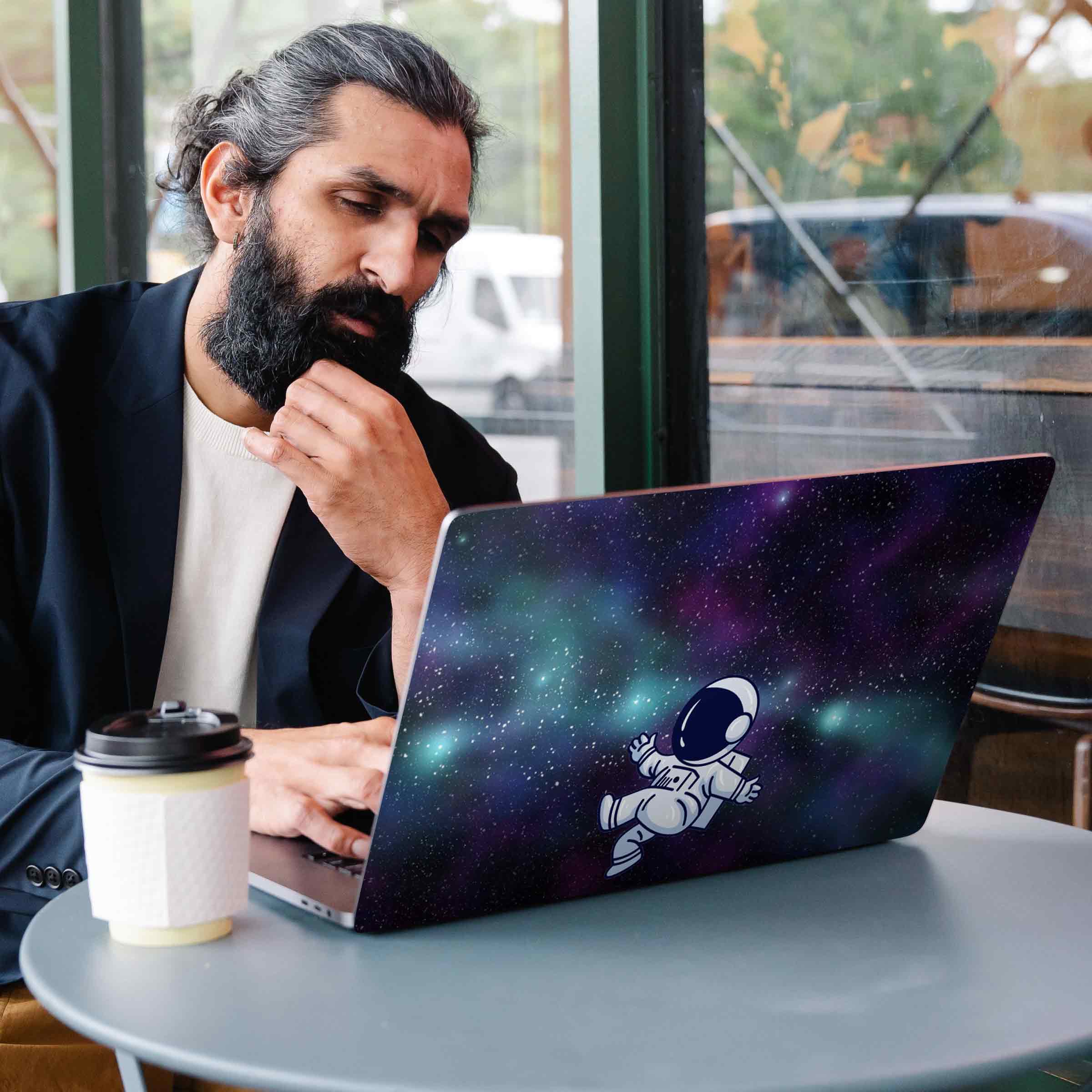 Floating Astronaut Laptop Skin - Image 3