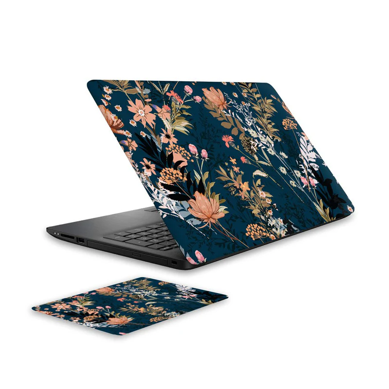 Flora Laptop Skin and Mouse Pad Combo