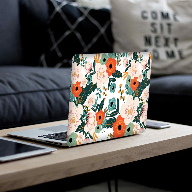 Floral Print 1 Laptop Skins