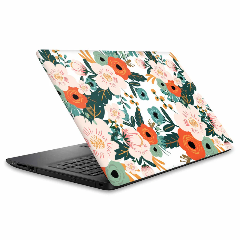 Floral Print 1 Laptop Skins - Image 4