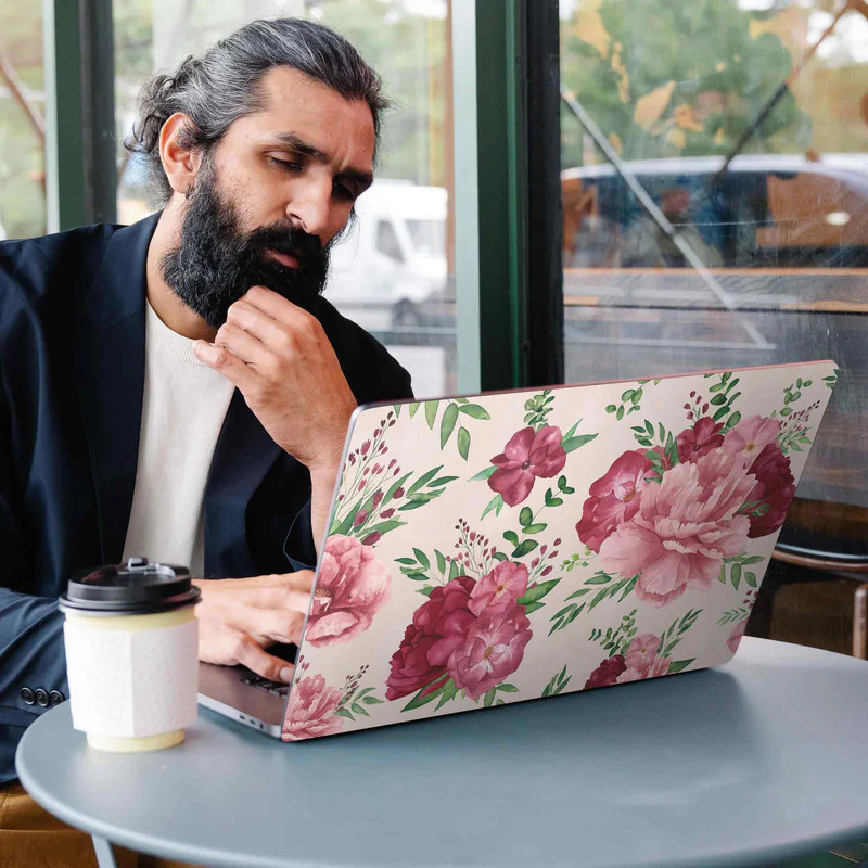 Floral Print 2 Laptop Skins - Image 2