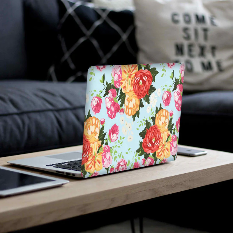 Floral Print 3 Laptop Skins