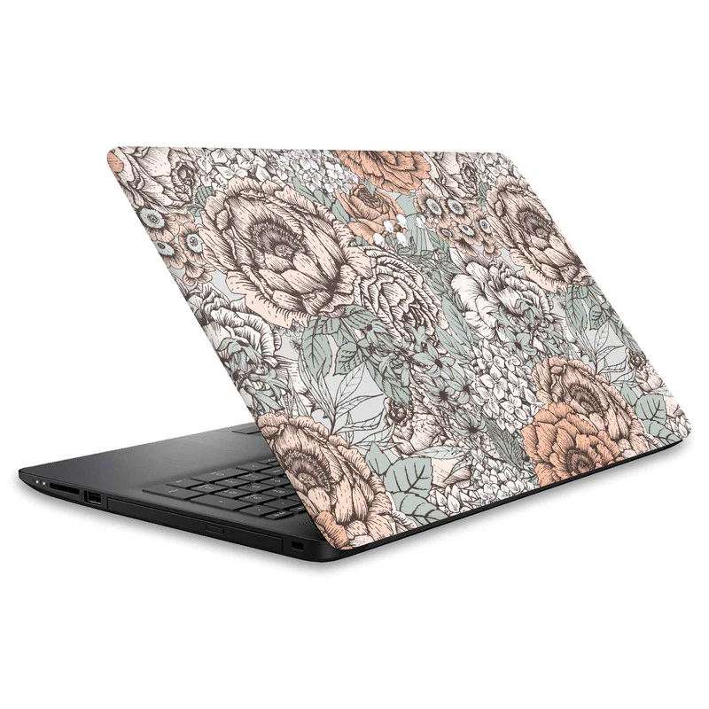 Floral Print 4 Laptop Skins - Image 4