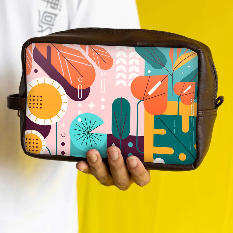 Forest Abstract Utility Pouch