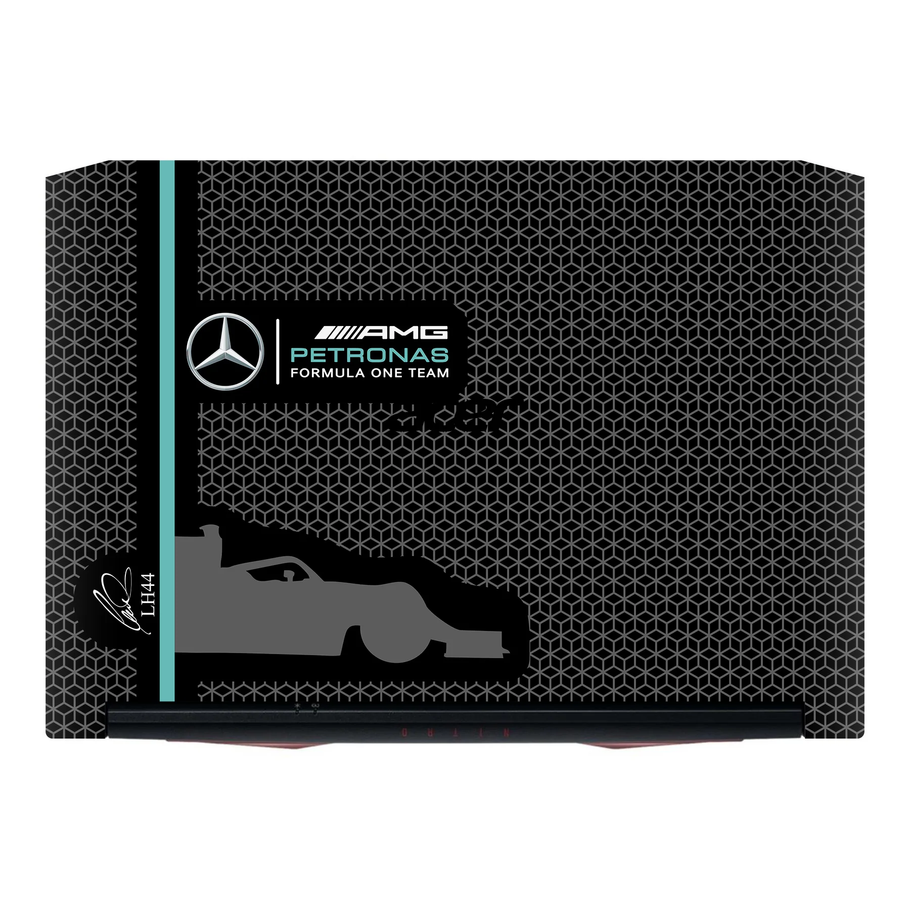 Formula Fans - Black Acer Nitro 5 AN515 Laptop Skin