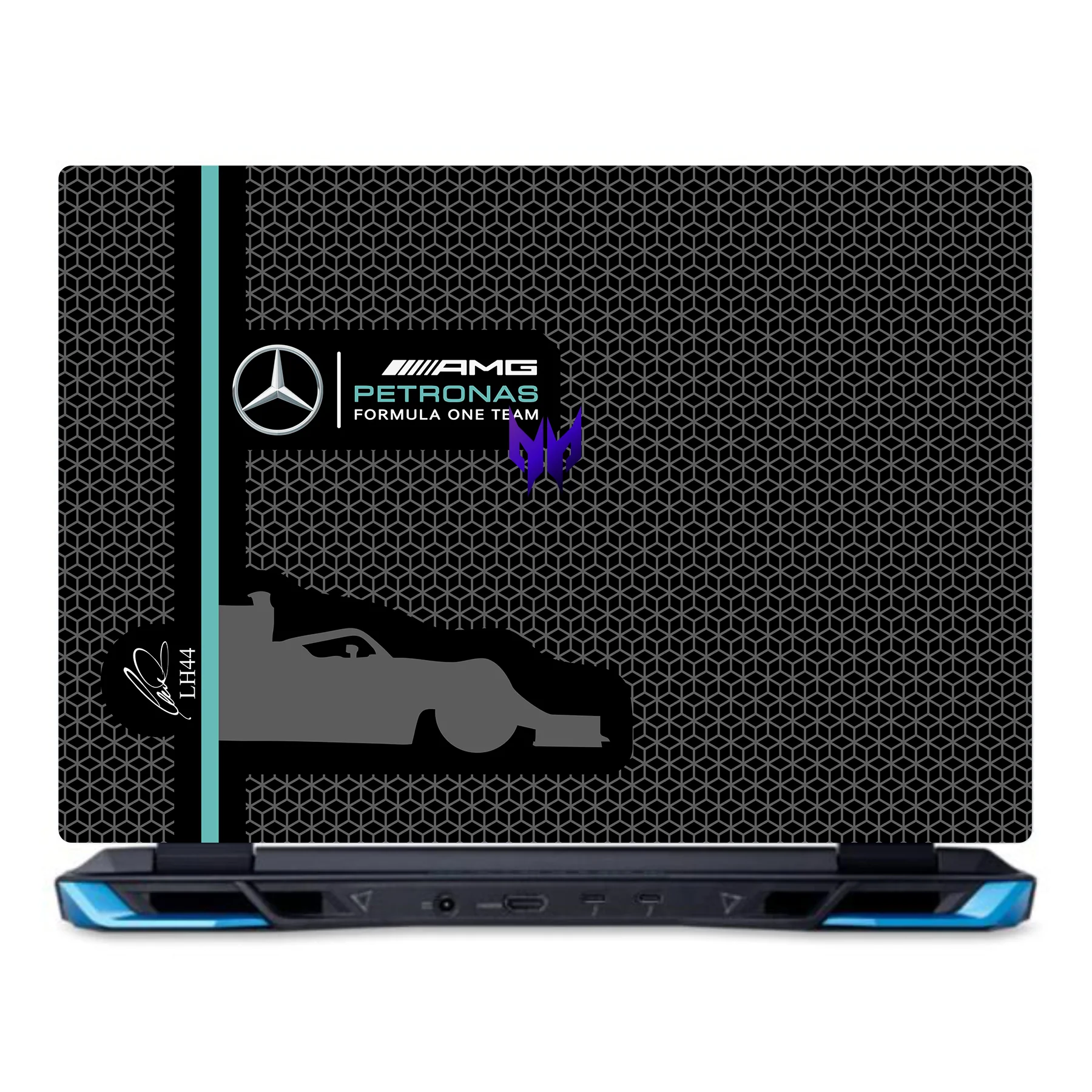 Formula Fans - Black Acer Predator Helios Neo 16 N22Q22 Laptop Skin