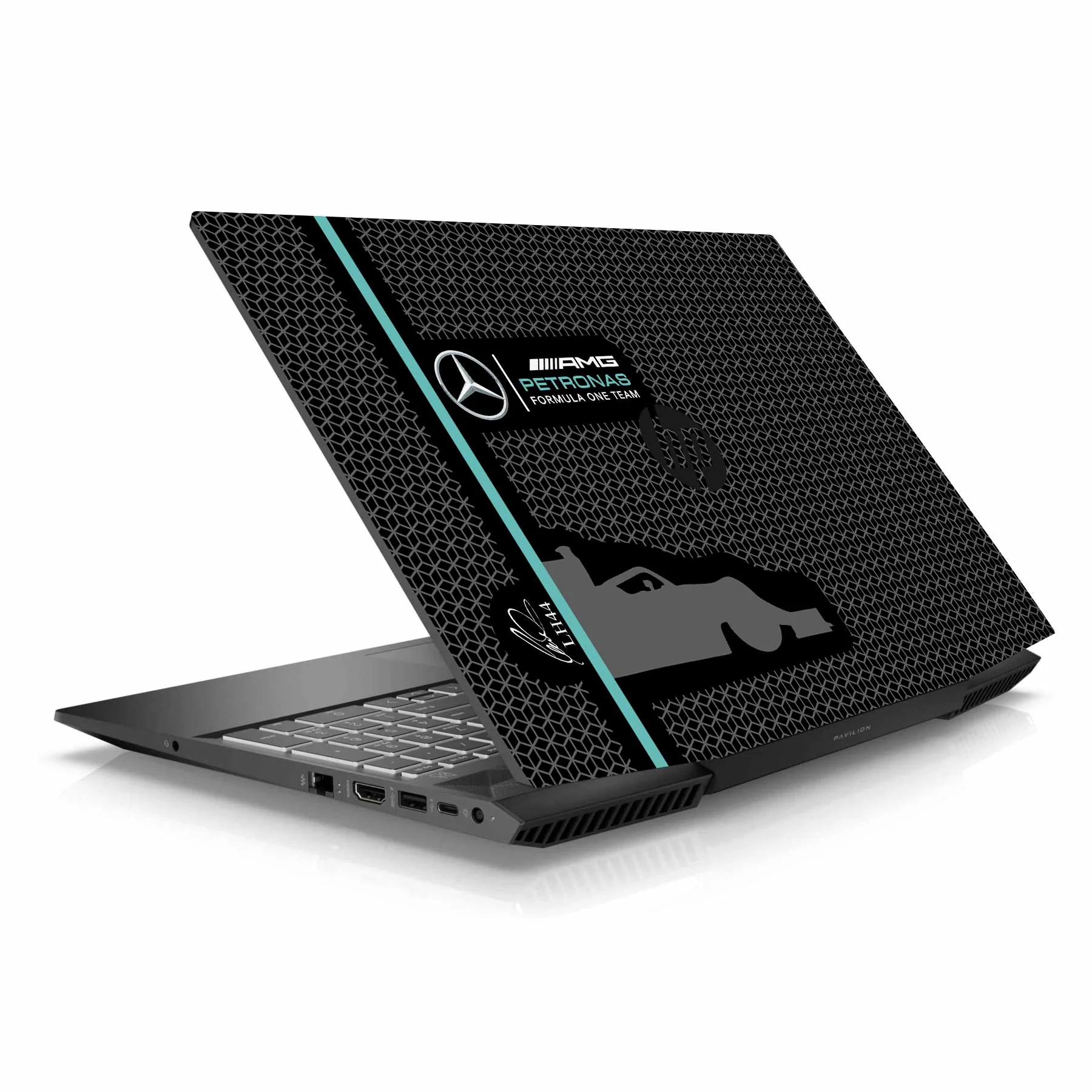 Formula Fans - Black HP Pavilion Gaming 15 CX Series Laptop Skin