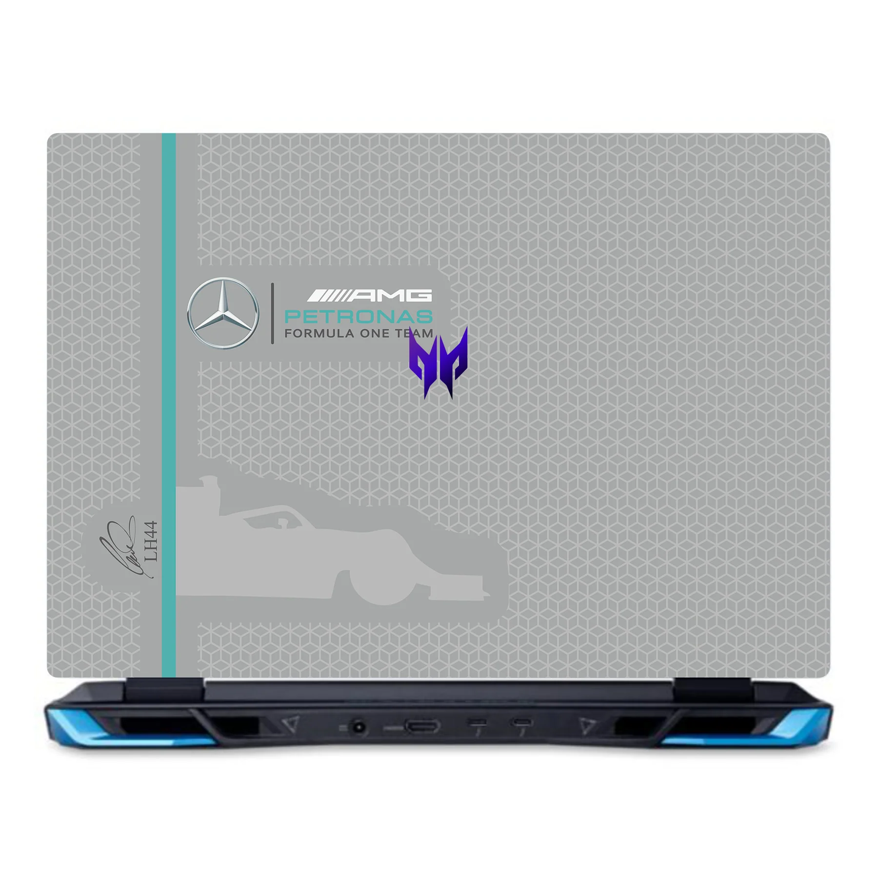 Formula Fans - Grey Acer Predator Helios Neo 16 N22Q22 Laptop Skin