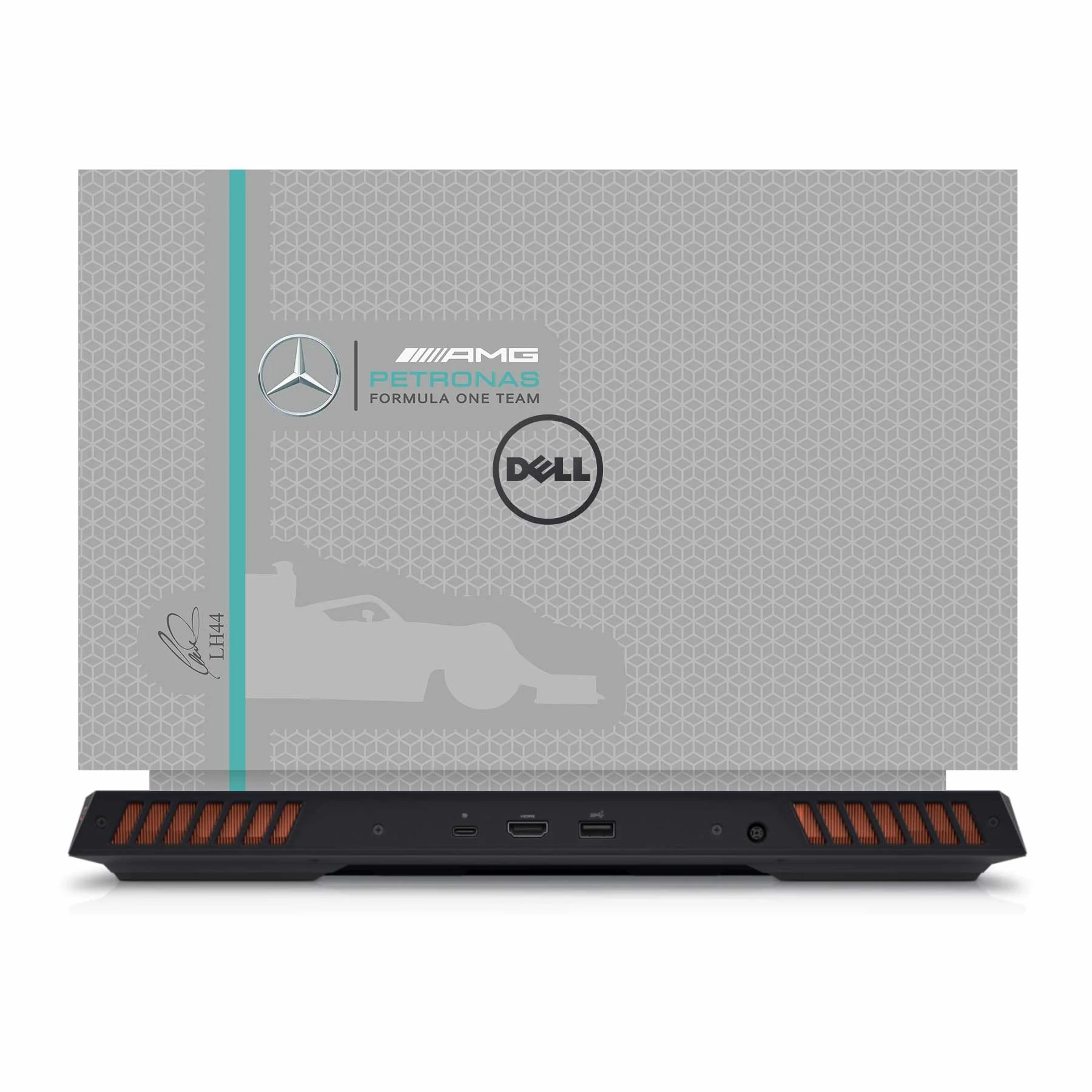 Formula Fans - Grey Dell G15 5530 Laptop Skin