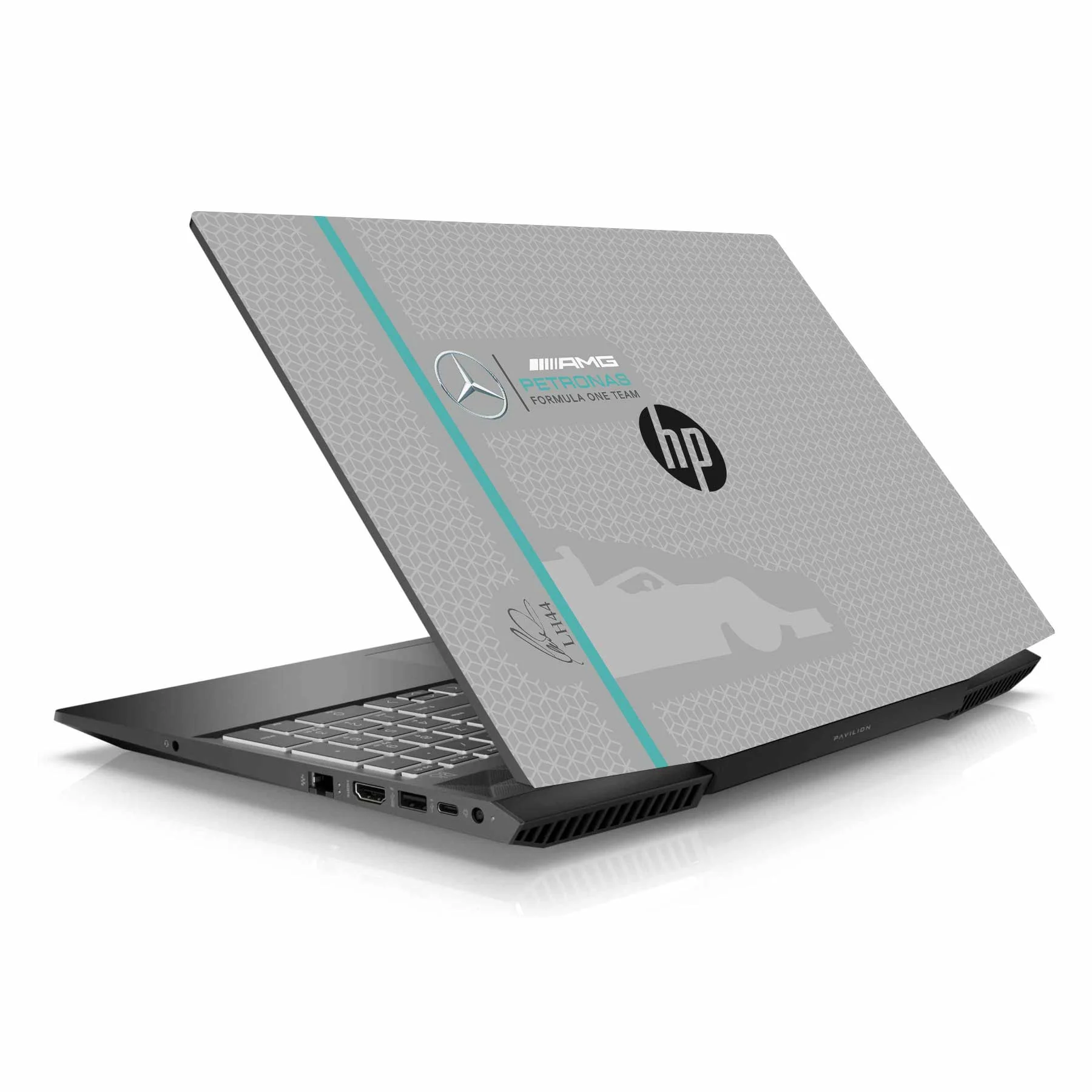 Formula Fans - Grey HP Pavilion Gaming 15 CX Series Laptop Skin