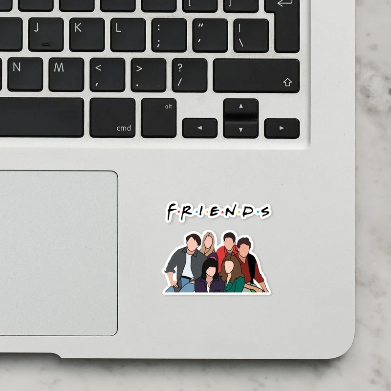 Friends Laptop Sticker - Image 2