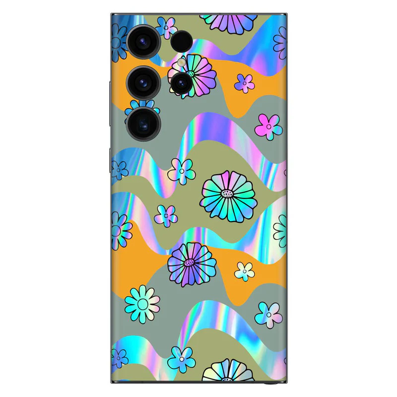 Flower Shiny Mobile Skin