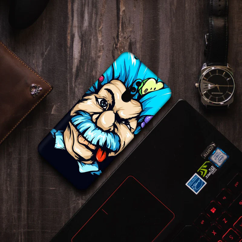 Funny Face Art Mobile Skin