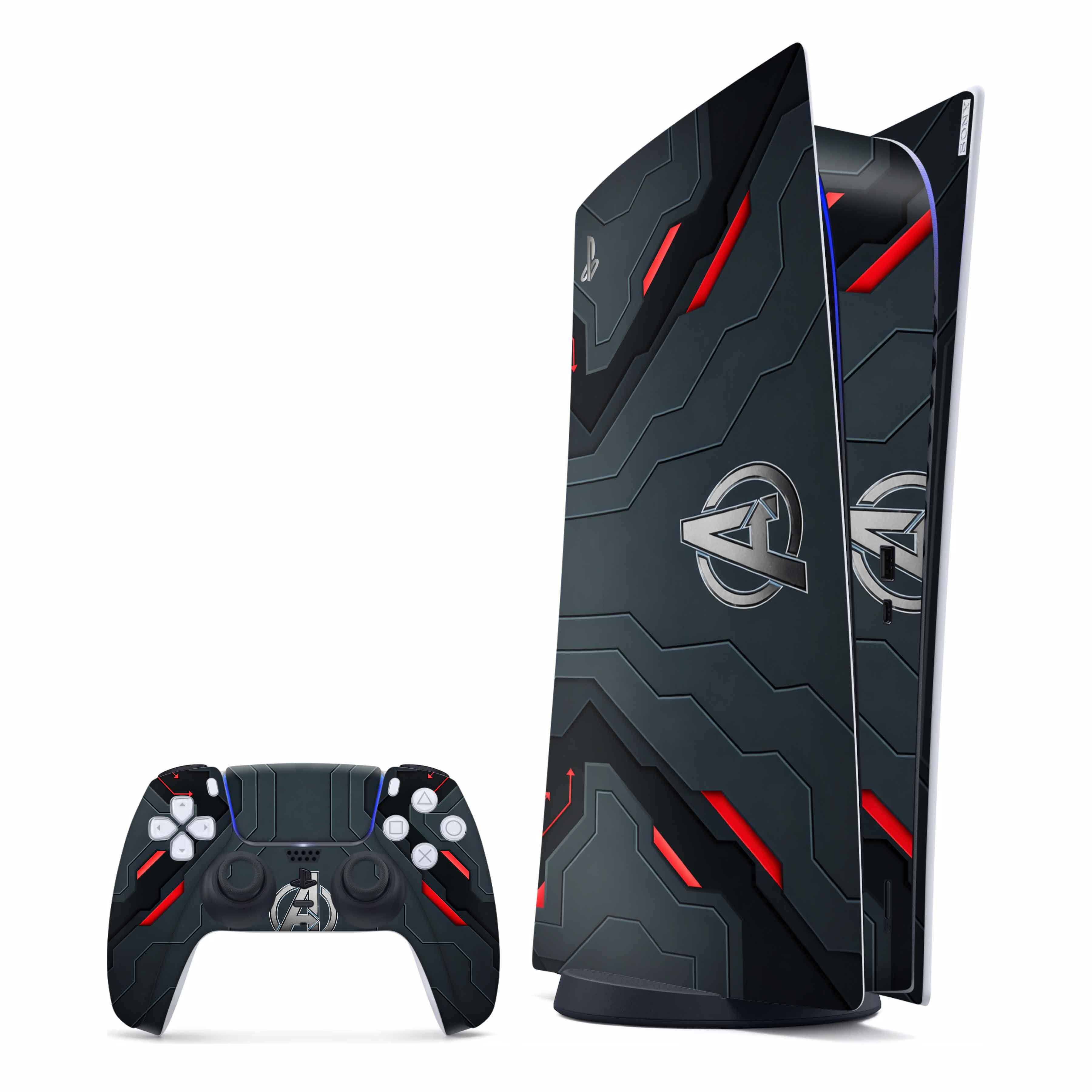 Futuristic Avengers Playstation Skin