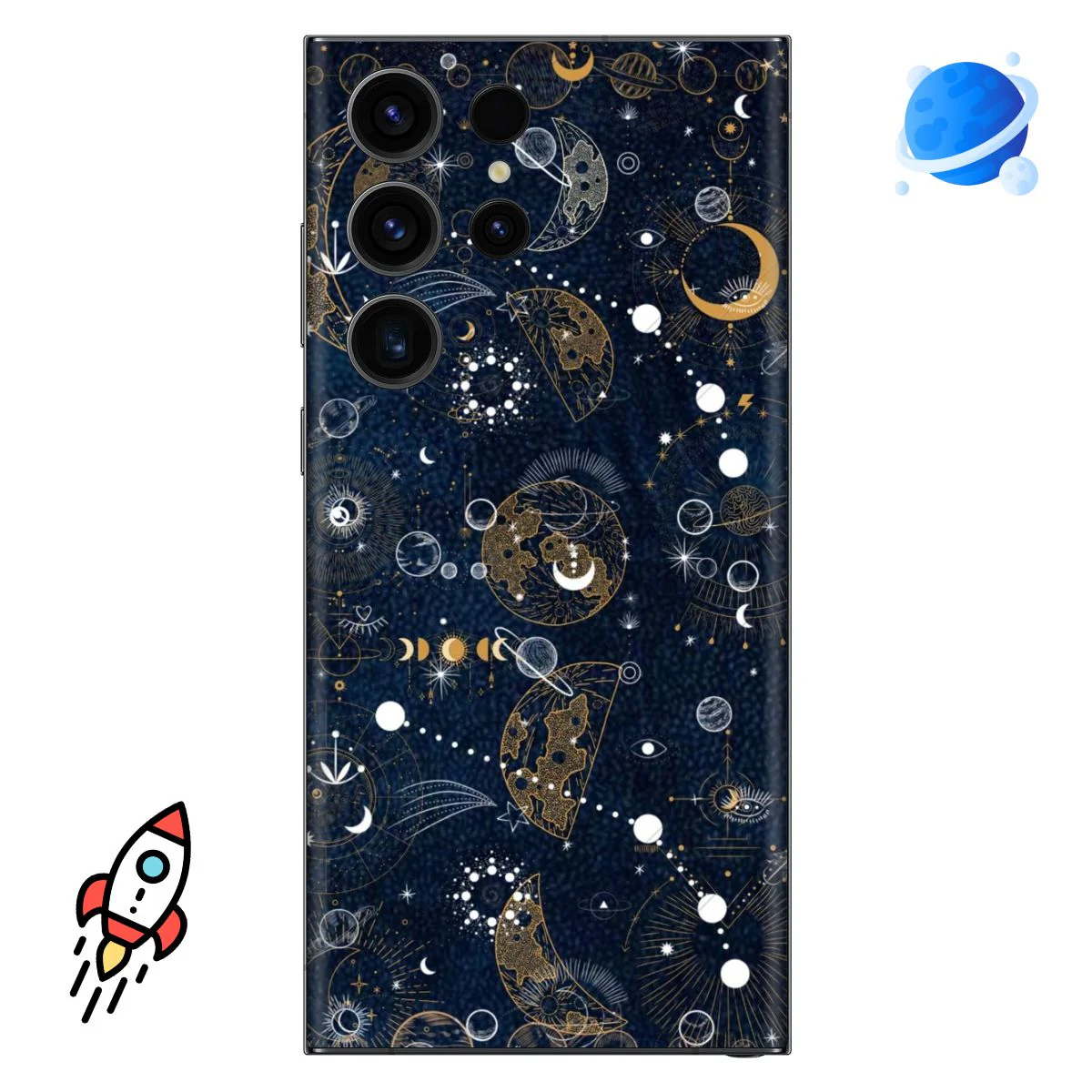 Galaxy Glow Mobile Skin