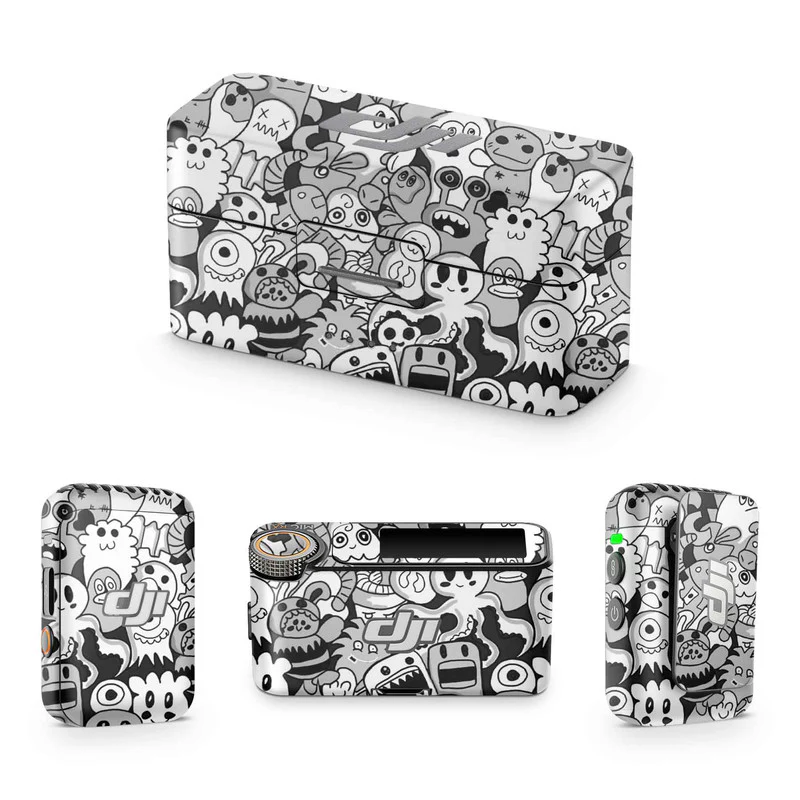 Ghost Doodle DJI Mic Skin
