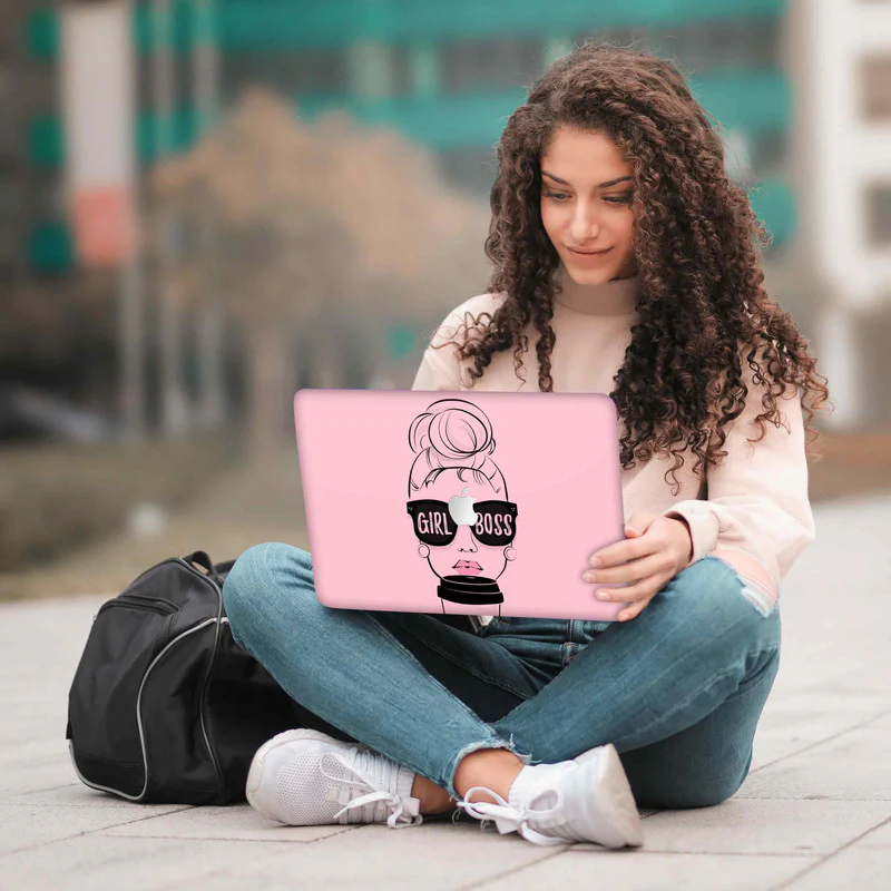 Macbook Girl boss Laptop Skins - Image 5