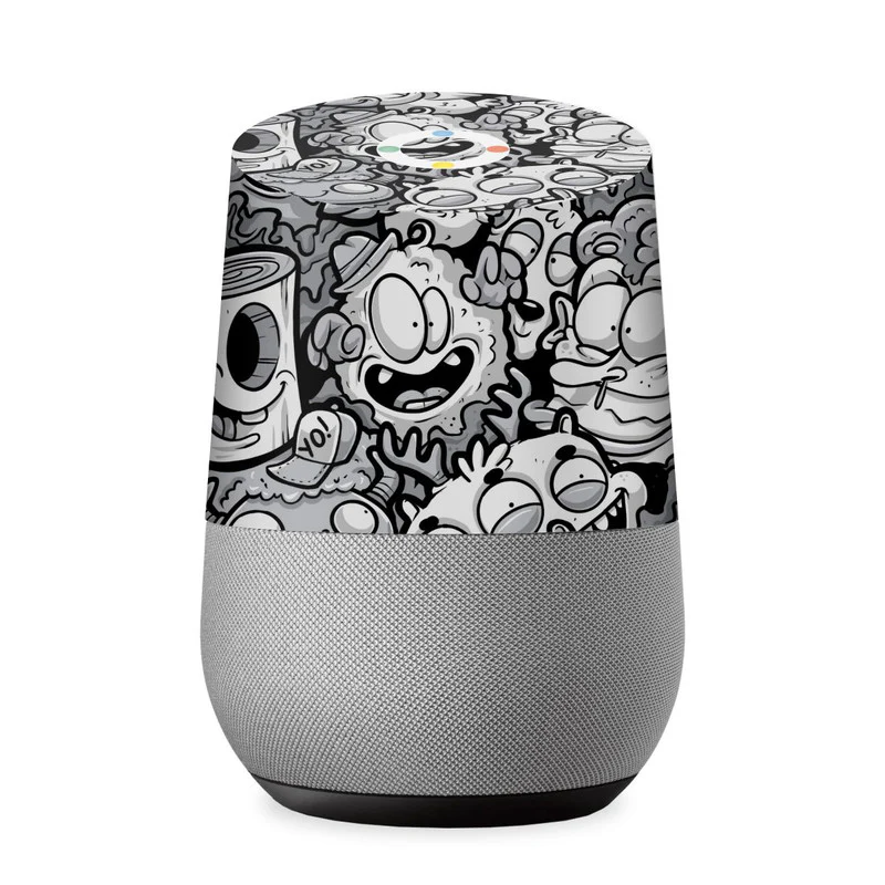 Doodle Monster Skin For Google Home