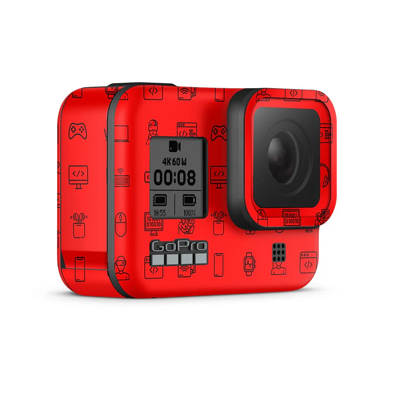 GoPro Skins Tech Icons Red