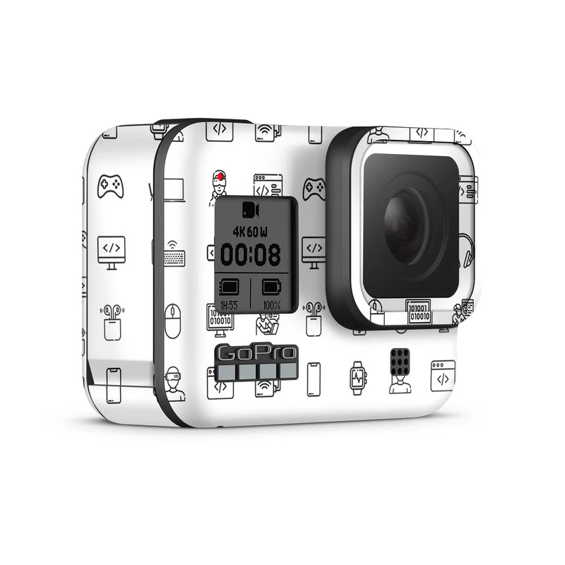 GoPro Skins Tech Icons White