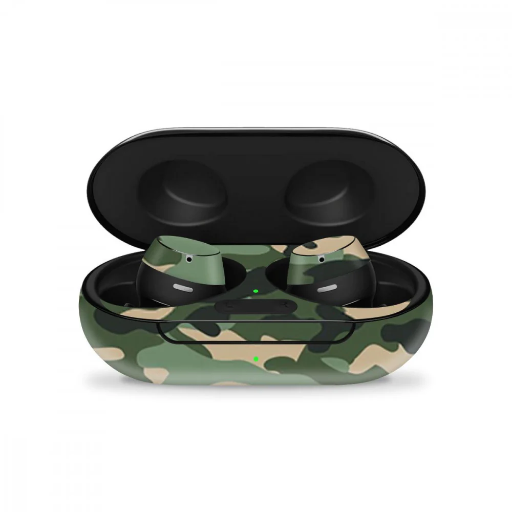 Green Camo Samsung Galaxy Buds TWS Skin