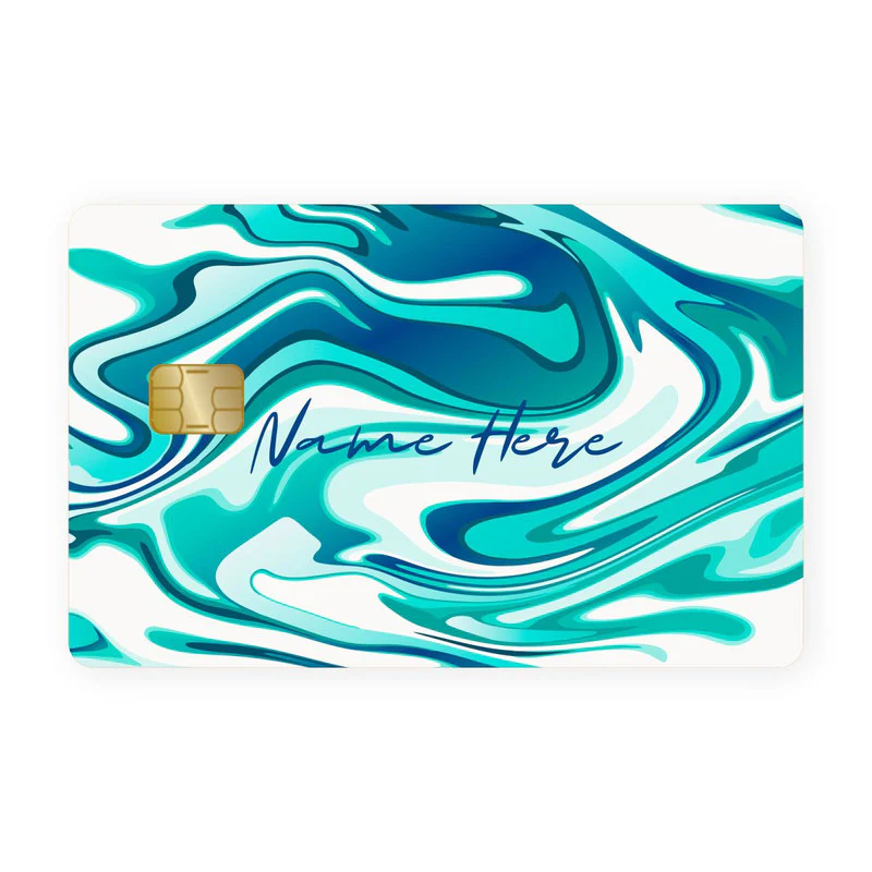 Green Coral Custom Name Card Skin - Image 2