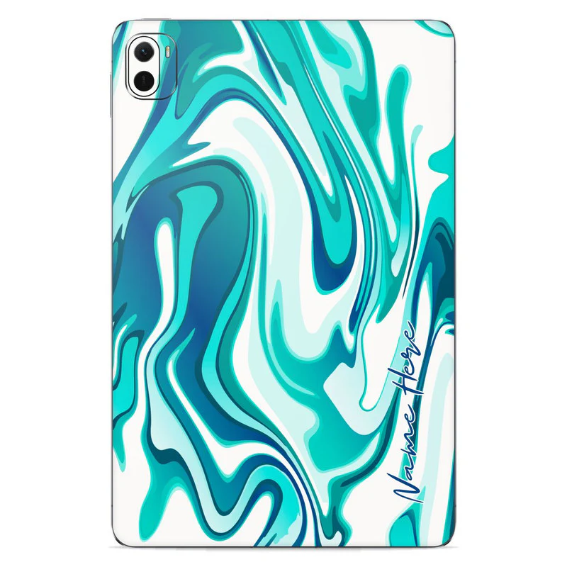 Green Coral Custom Name Xiaomi Pad Skin