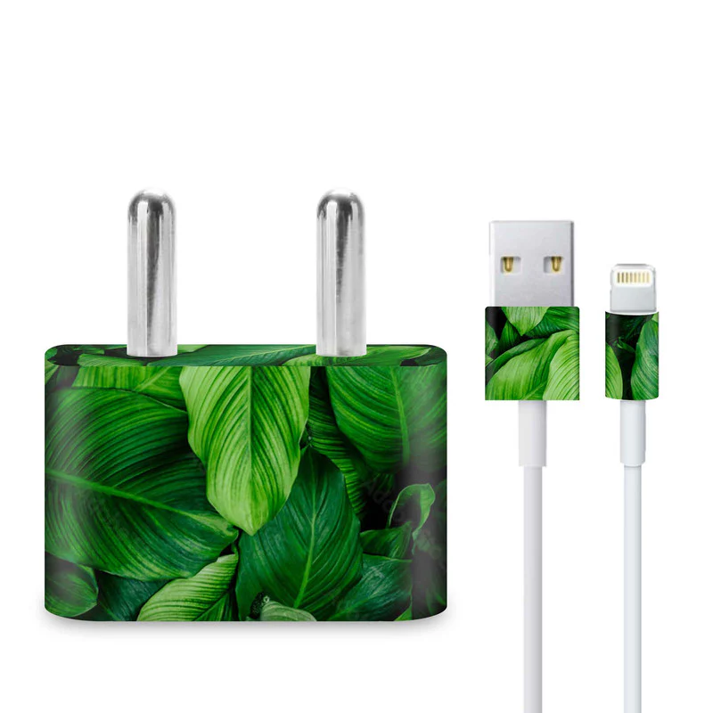 Green Leaves Charger Skin - Image 3