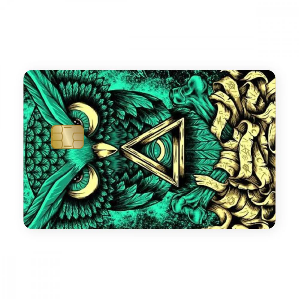 Green Owl Card