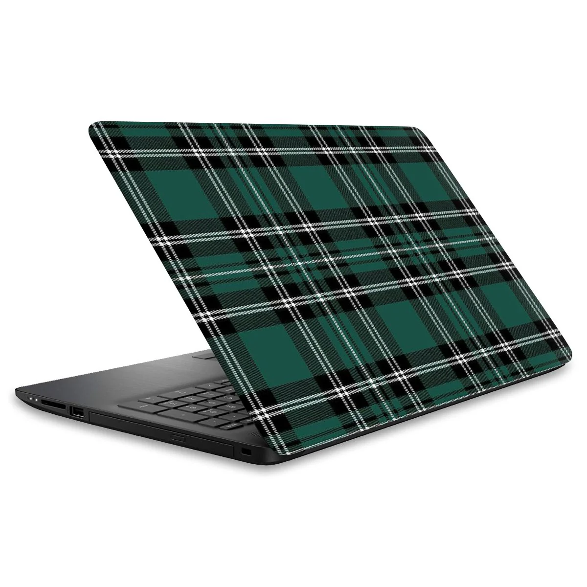Green Squares Laptop Skins