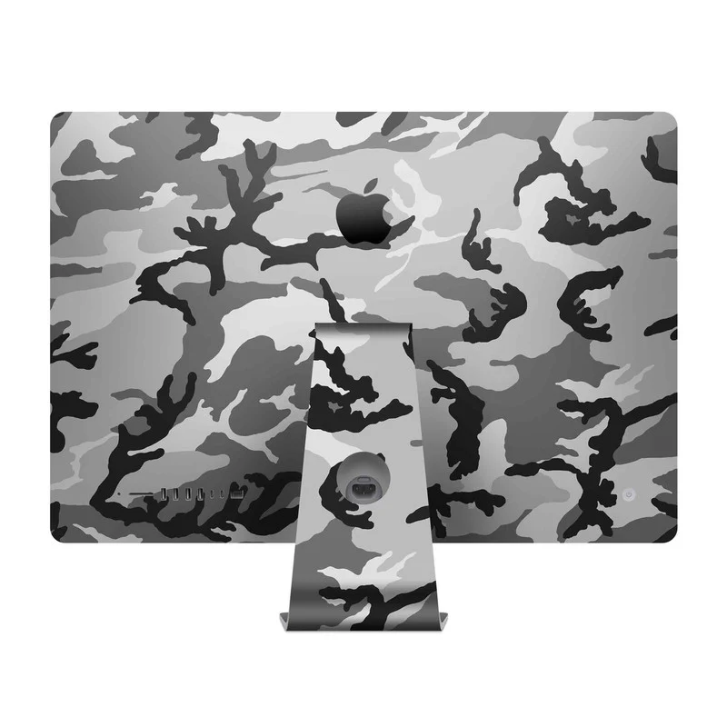 Grey Camo Skin For Apple iMac - Image 2