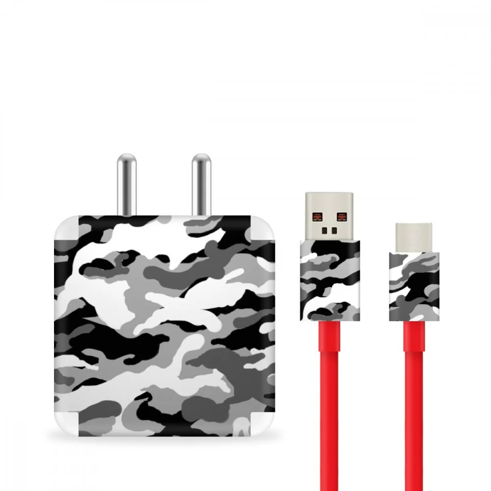 Grey Camo Charger Skin - Image 2