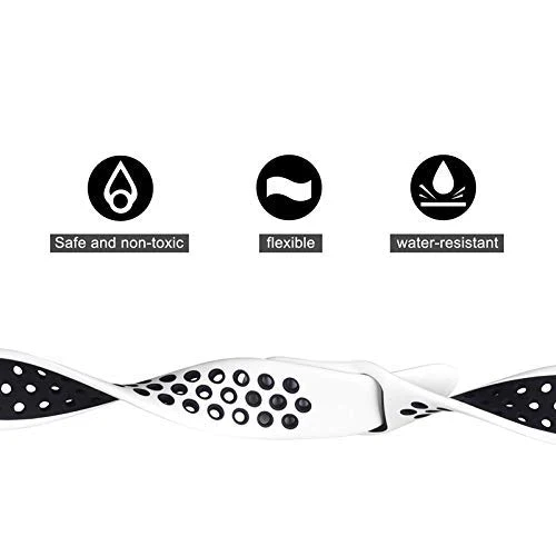 White Sports Silicone Strap - 20/22 MM - Image 3