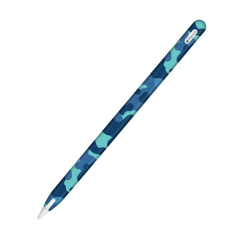 Grove Blue Camo Apple Pencil Skins