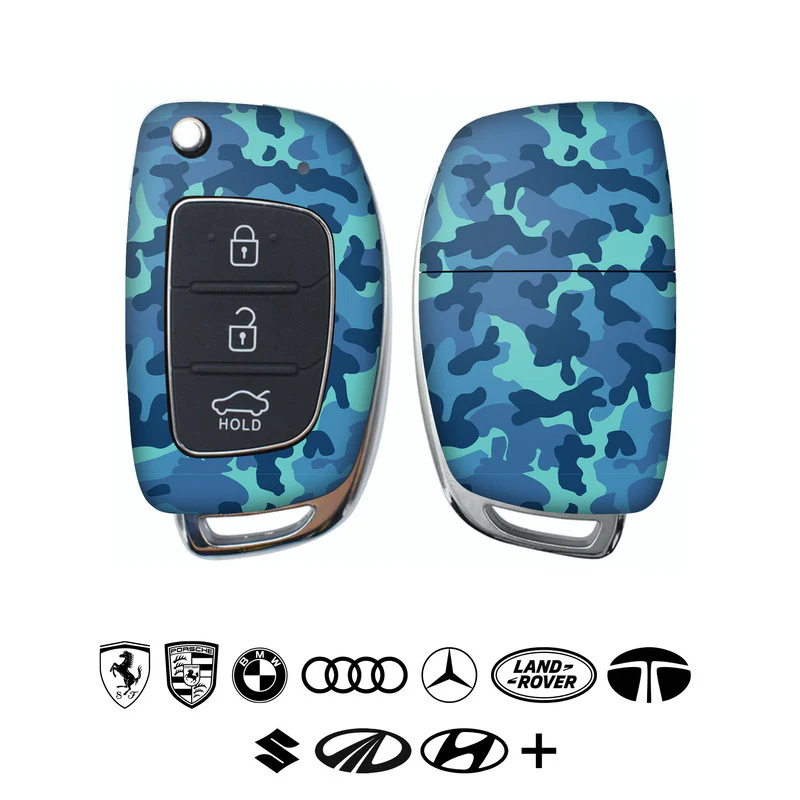 Grove Blue Camo Car Key Skins - Image 3