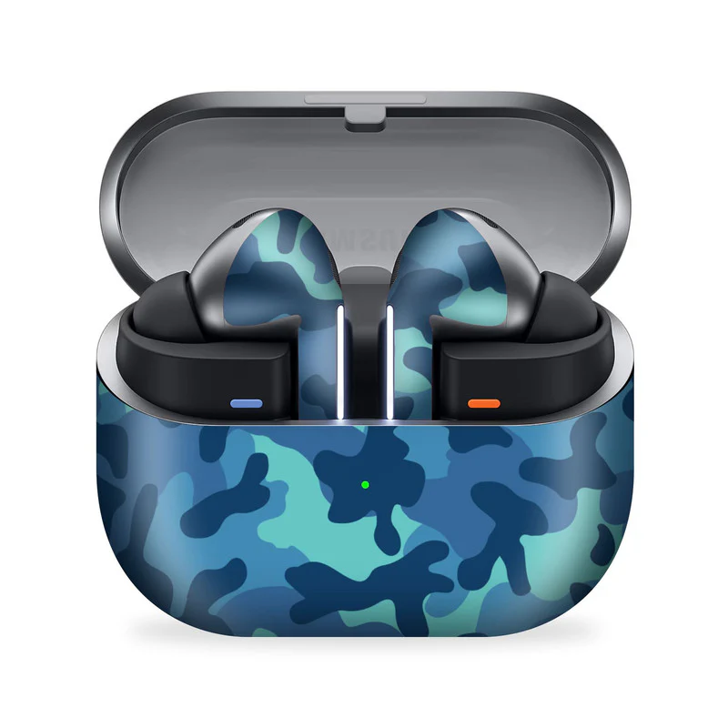 Grove Blue Camo Samsung Galaxy Buds 3 Pro Skin