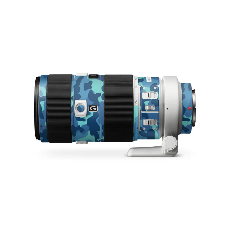 Grove Blue Camo Lens Skins