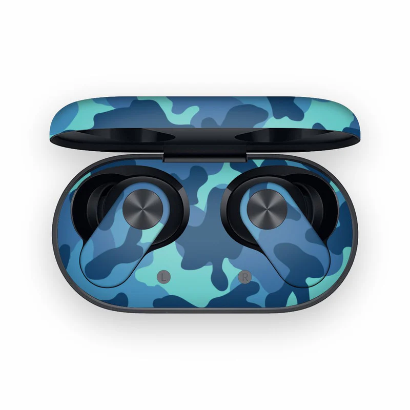 Grove Blue Camo OnePlus Nord Buds 2/2R Skin