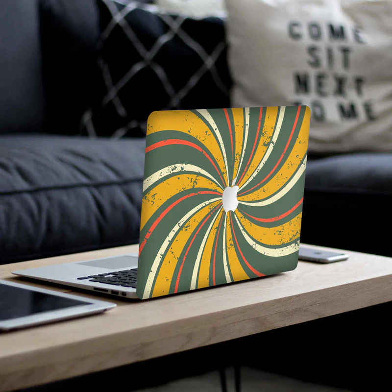 Macbook Grunge Retro Laptop Skin - Image 4