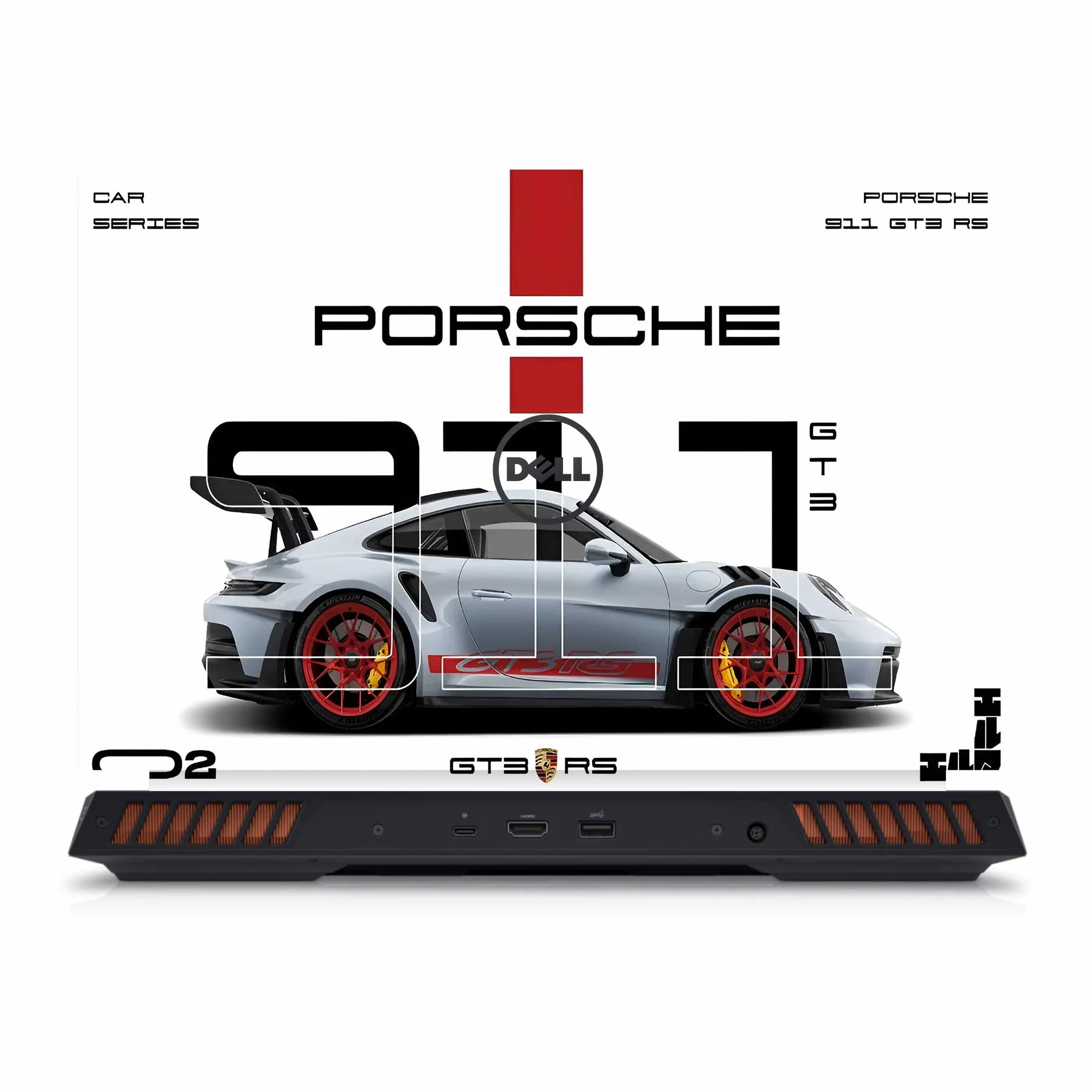 GT RS3 Dell G15 5530 Laptop Skin