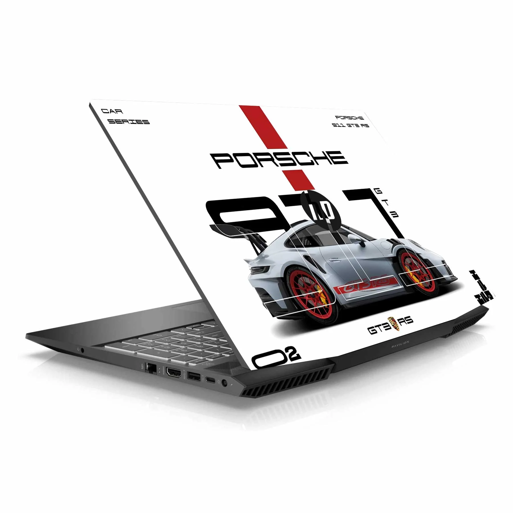 GT RS3 HP Pavilion Gaming 15 CX Series Laptop Skin