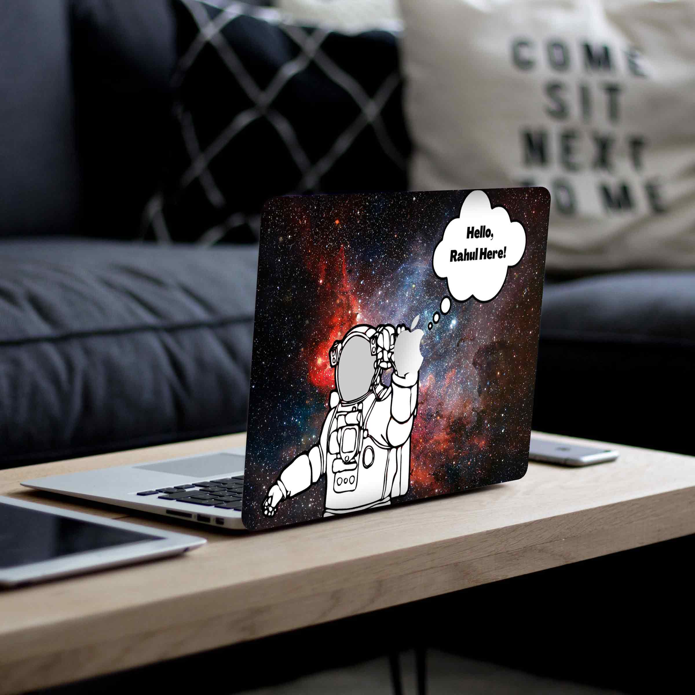 Hey from Astronaut - Custom Name MacBook Skin - Image 4