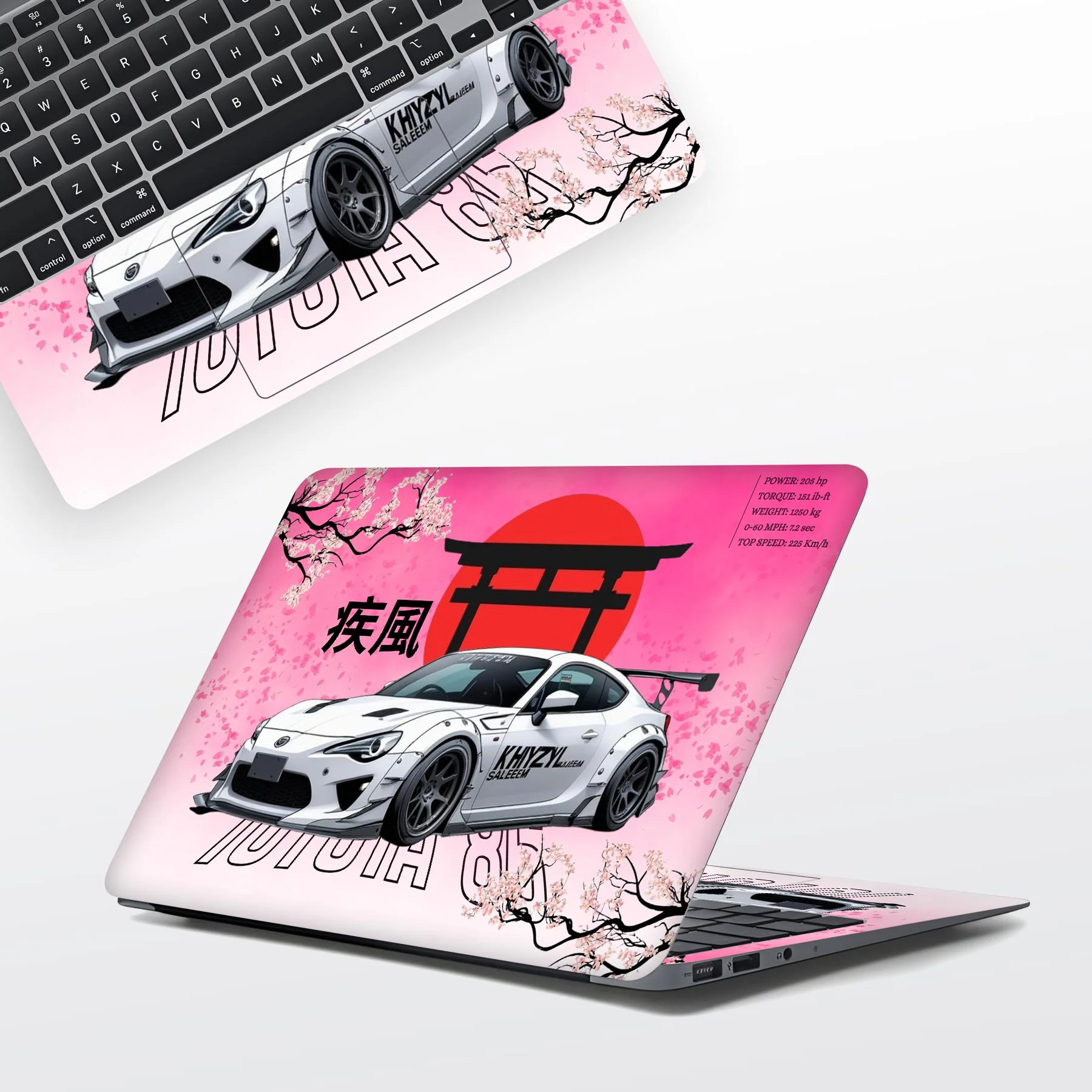 High Speed Turbo Laptop Skin