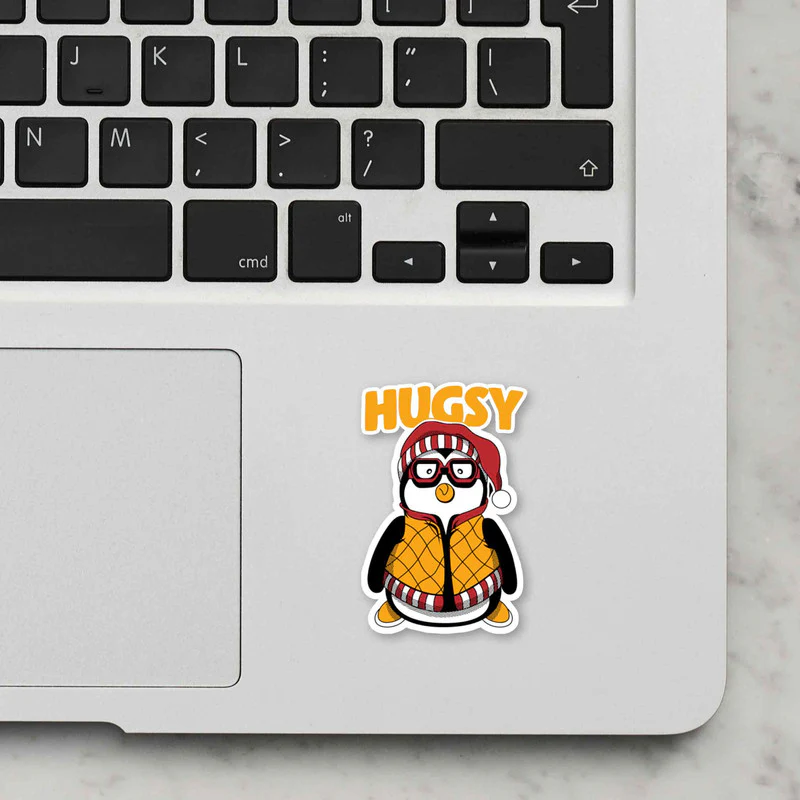 HUGSY Laptop Sticker - Image 2